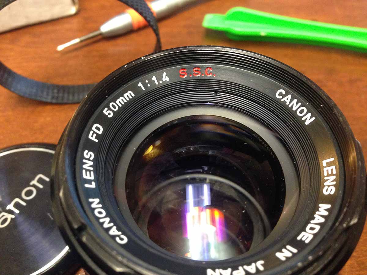 Canon FD 50mm F1_4 Lens Convertion
