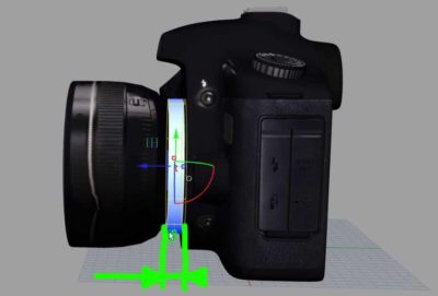 Distance with FD Adapter to EOS Camera Body