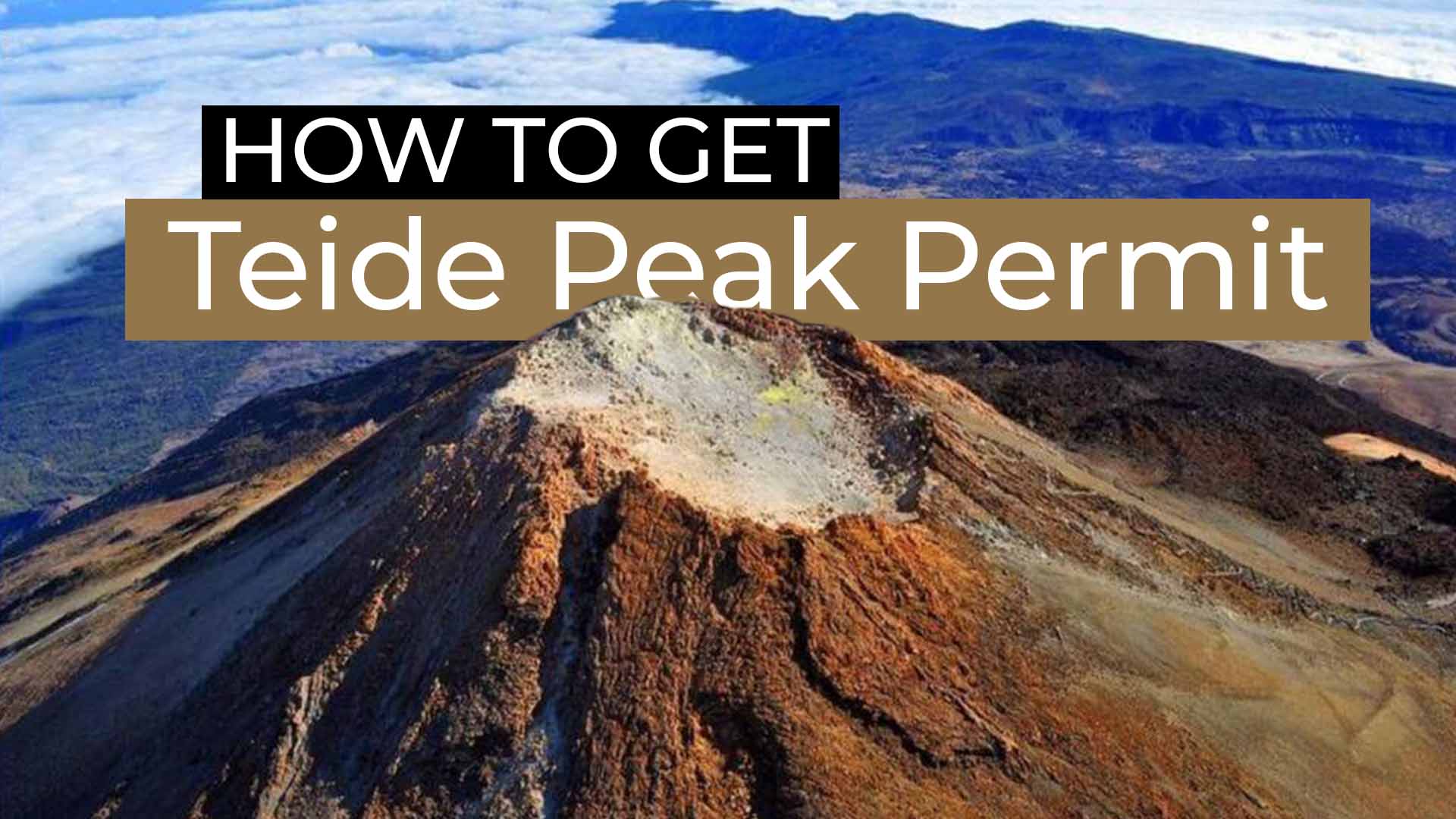 how to apply for Teide Peak permit - EN