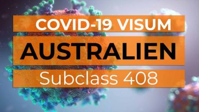Australien COVID-19 Visum Subclass 408 - Cover