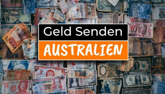 Geld von Australien nach Deutschland senden - Cover