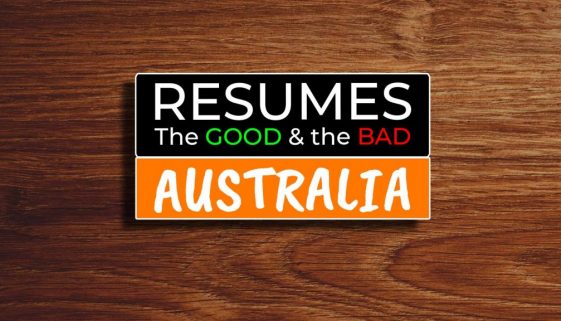 Australia Resume the good and the bad - COVER2