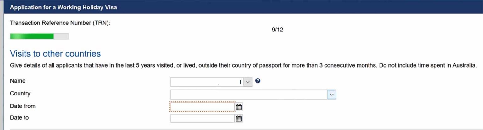 How To Apply For A Working Holiday Australia Visa 2024   8 1 Visa Application Visits To Other Countries 1536x414 