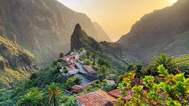 Tenerife Masca the village in the Mountains