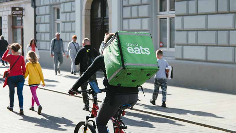 Work as an UberEats delivery driver in Australia