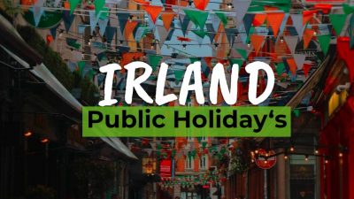 Bigest 5 Public Holidays in Ireland - Cover